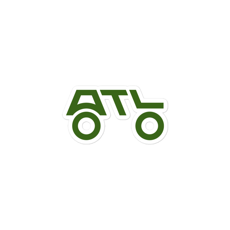 Bubble-Free Sticker - GREEN