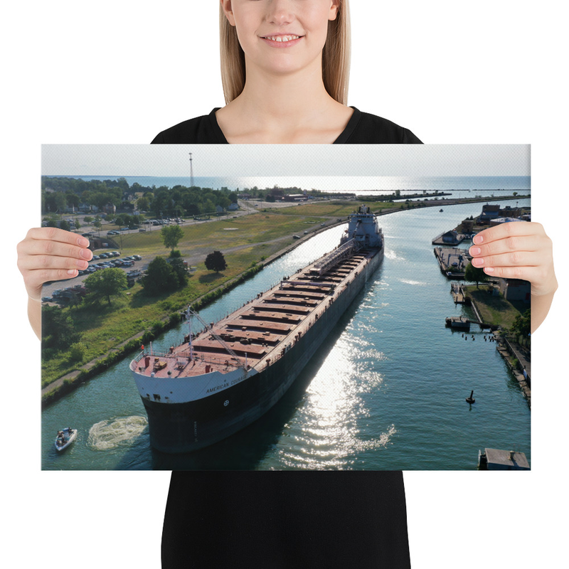 Freighter Arriving at Port Lorain 6