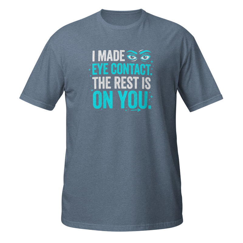 Eye contact Short-Sleeve Unisex T-Shirt – Image 10