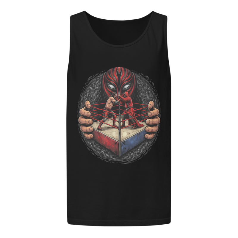 Heel Who Dictates Black Unisex Garment-Dyed Tank Top