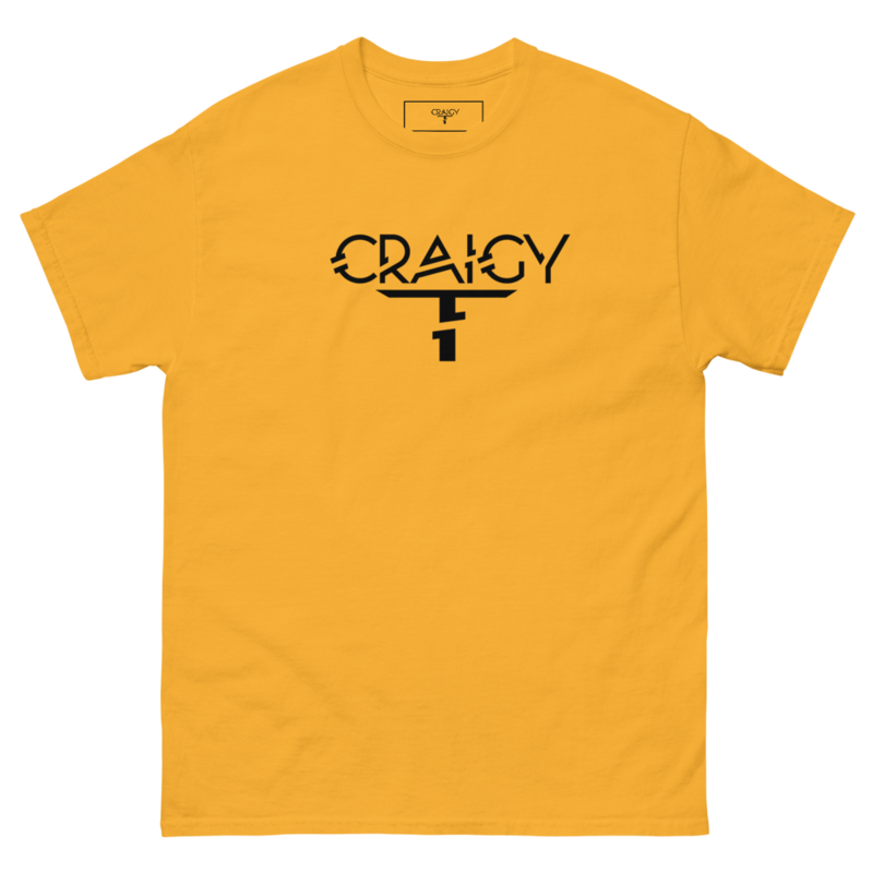 Craigy T Logo Tee Rust Gold