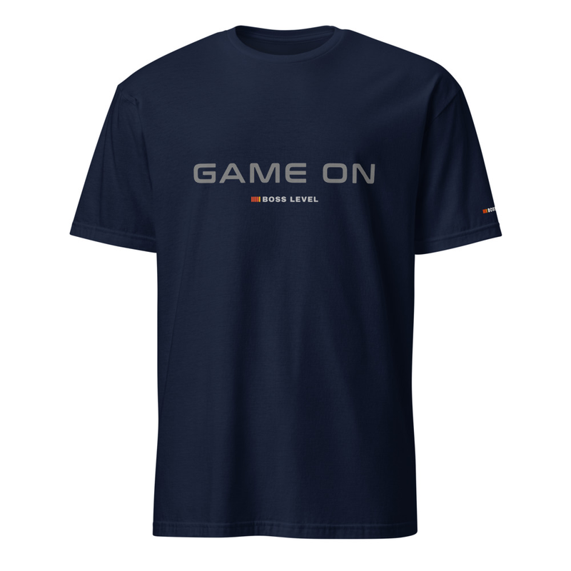 GAME ON Gildan 64000 Short-Sleeve Unisex T-Shirt – XL, Navy