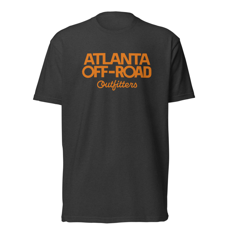 Wordmark Front T-Shirt (Brand Mark Rear) - Orange Logo – Image 2