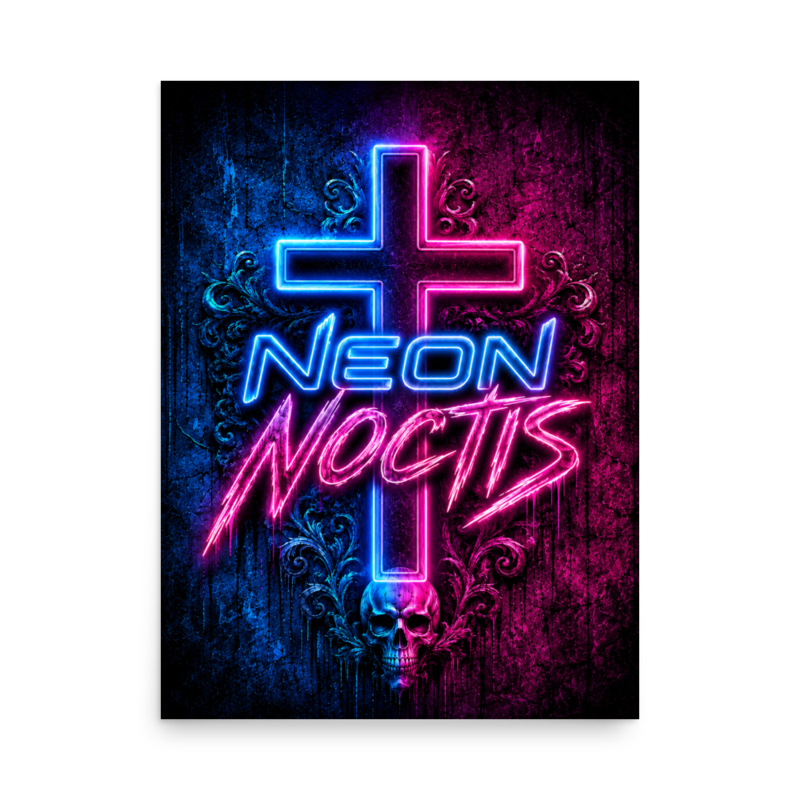Neon Noctis Gothic Poster