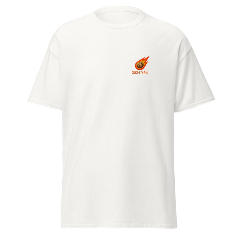 2024 YR4 White Unisex Classic Tee