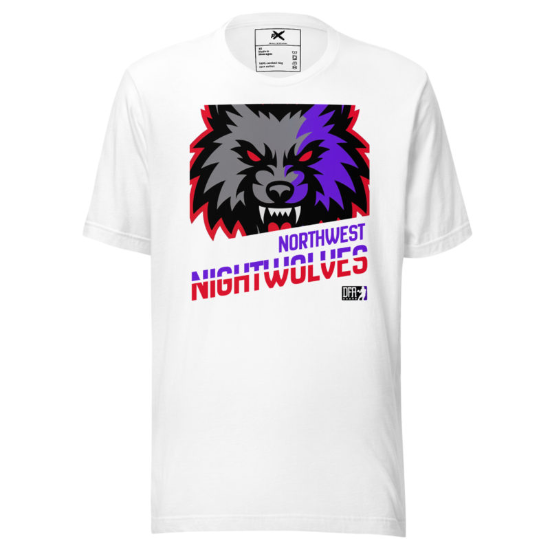 Northwest Nightwolves - Big Logo Tee – XL, White