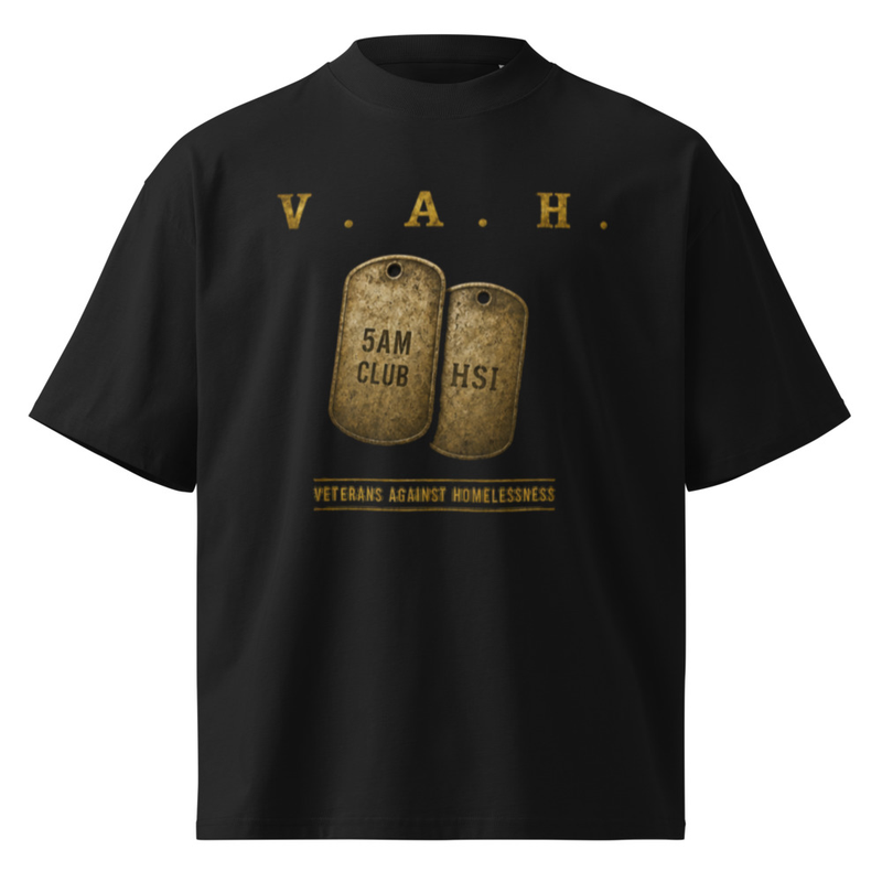 V. A. H. VETERANS AGAINST HOMELESSNESS  – XL, Black
