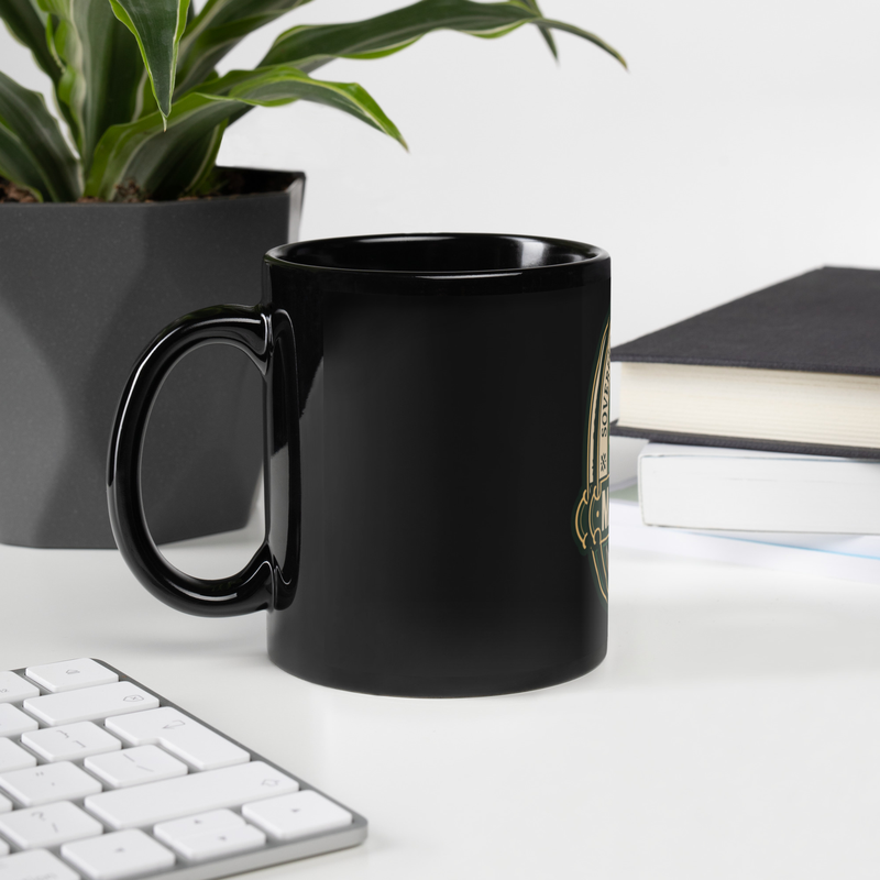 Maroons Black Glossy Mug – 11 oz, Black