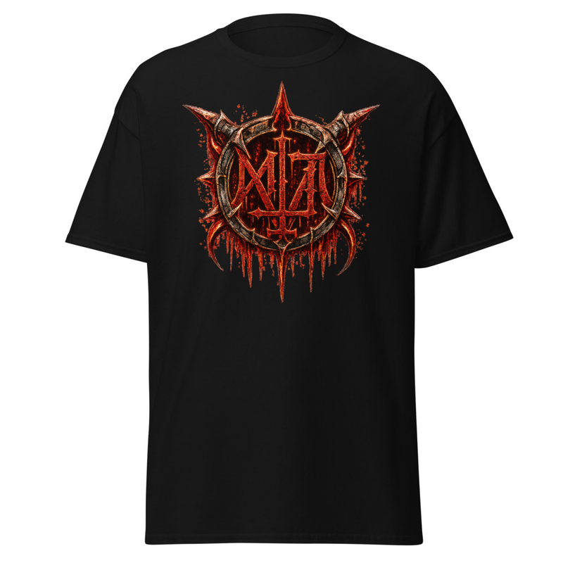 red logo tee