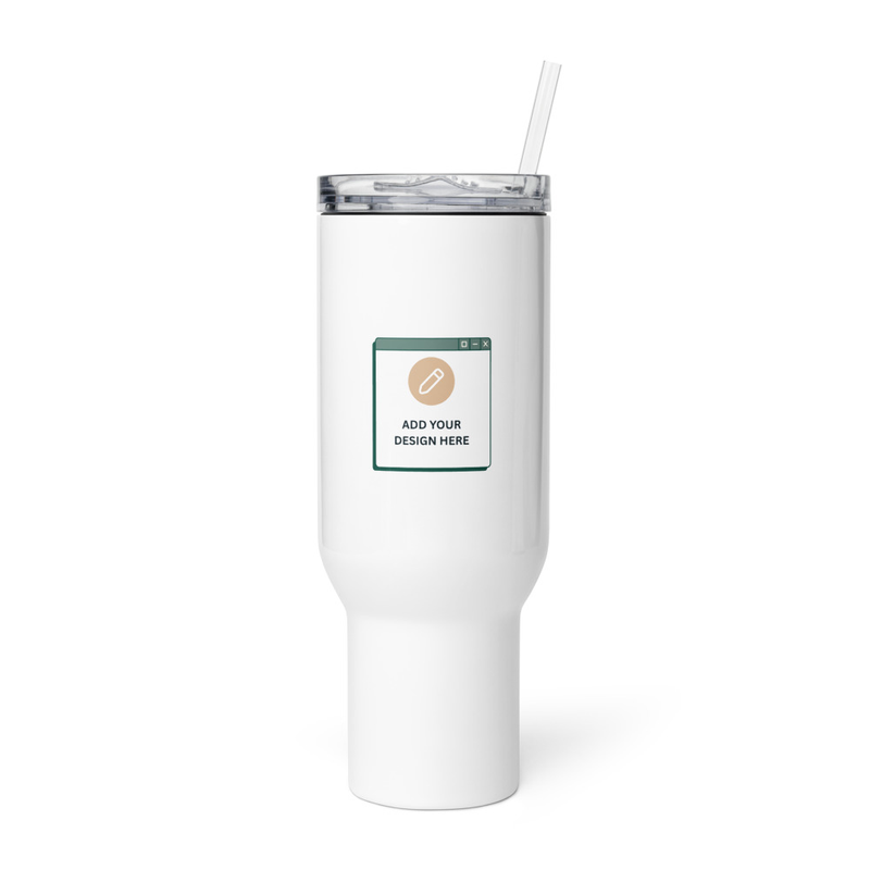 Travel mug with a handle / 40 oz