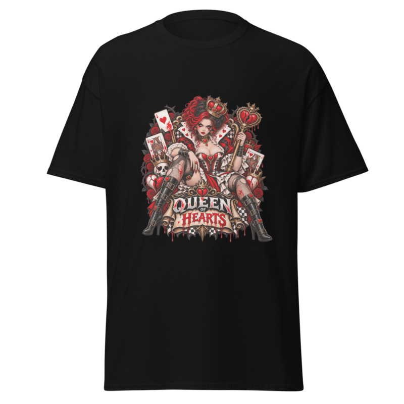 Reina roja: Camiseta unisex · Negro