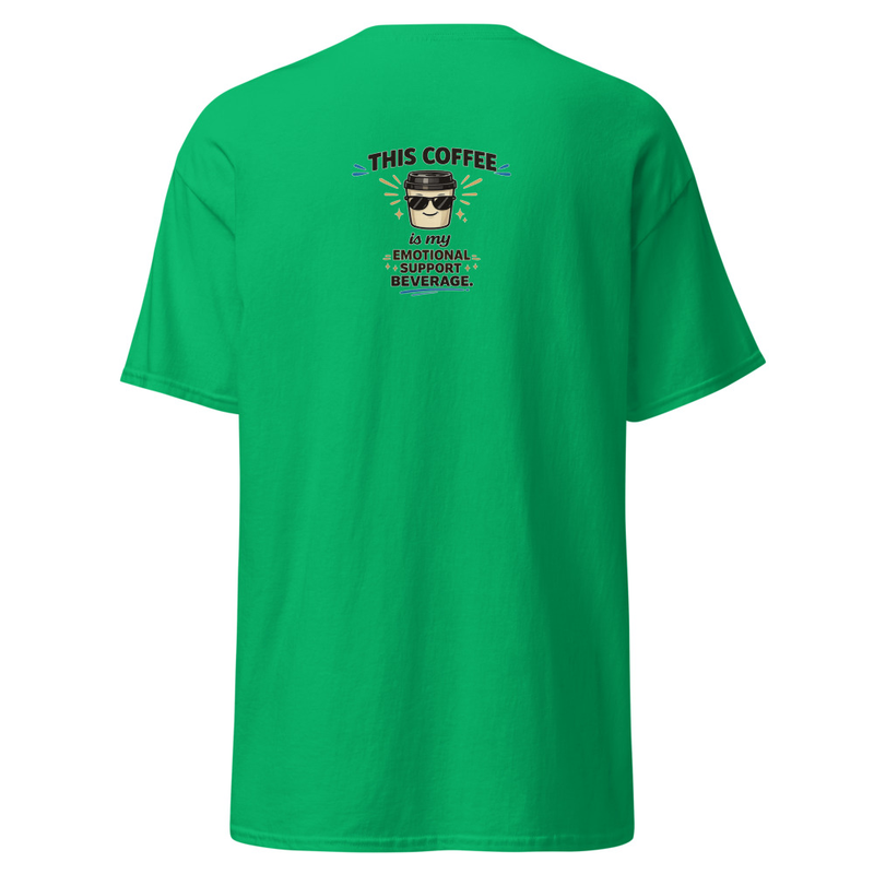 Emotional Support Beverage Unisex classic tee – S, Irish Green