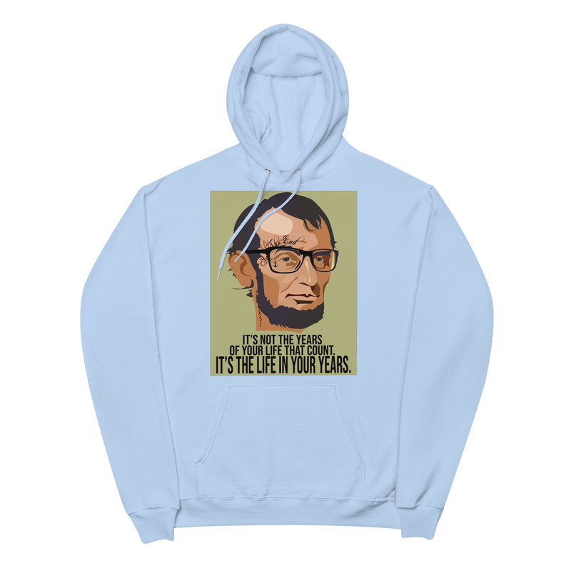 Gothic Punk Abraham Lincoln - Tattoos Unisex fleece hoodie