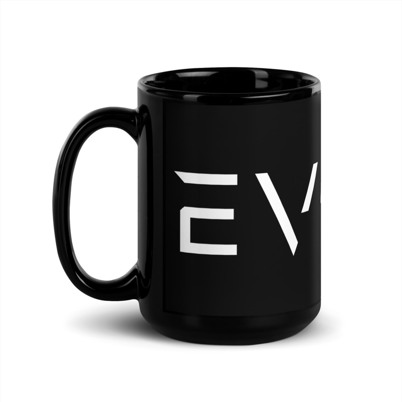 Black Glossy Mug / 15 oz