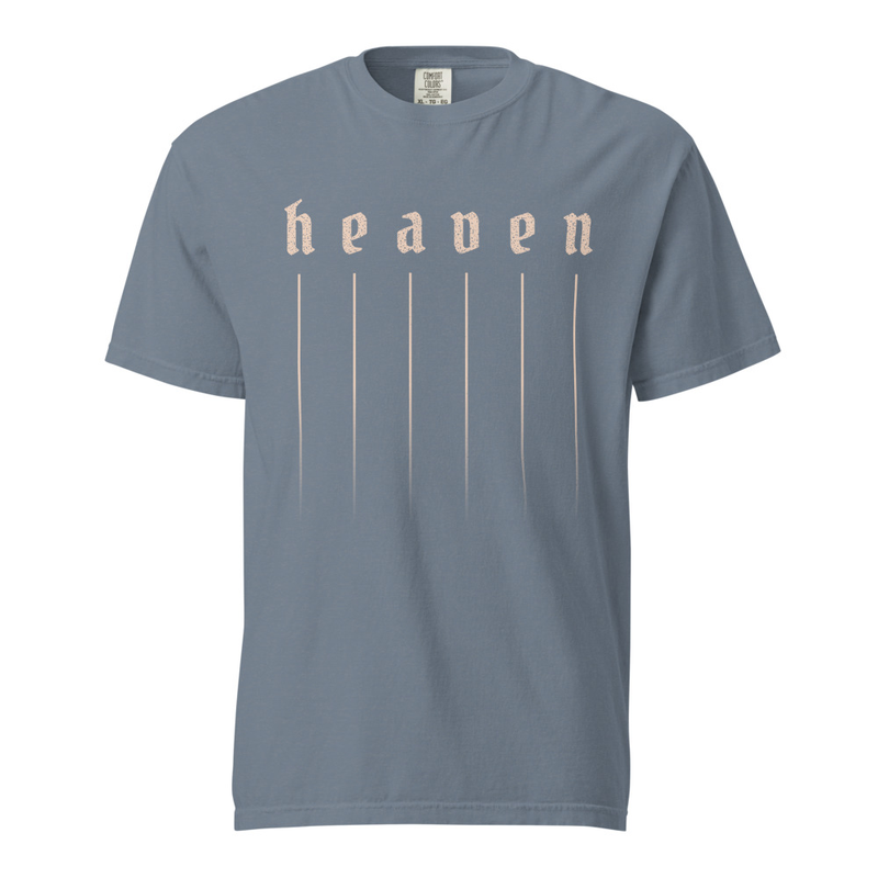 R&R Worship - heaven Tee - Blue Jean