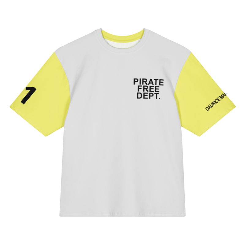 Pirate Free Dept. Oversized cotton t-shirt