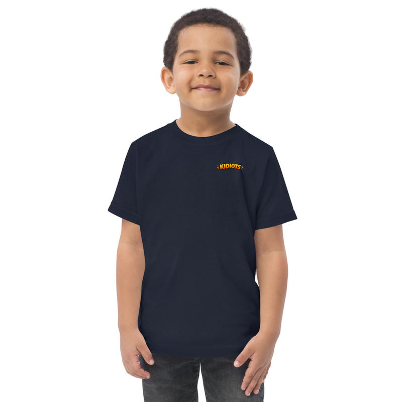 Kidiots T Shirt – 5/6, Navy