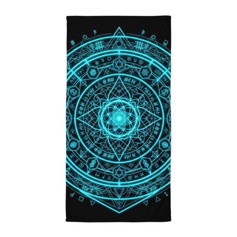 Uncle Benny ® Quantum Encryption IBM Quantum Computer Beach Towel