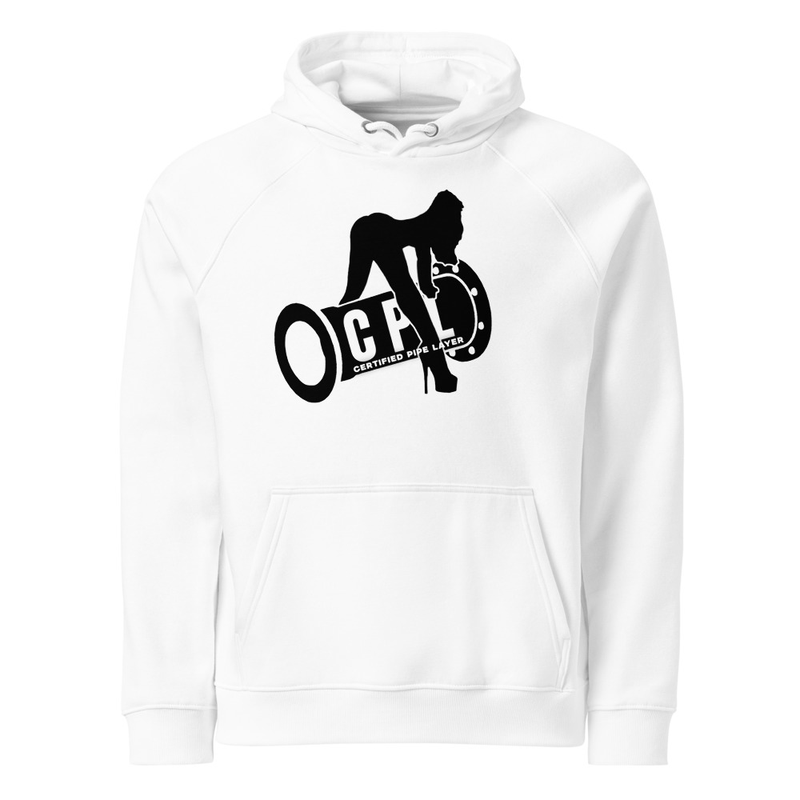Unisex eco raglan hoodie..