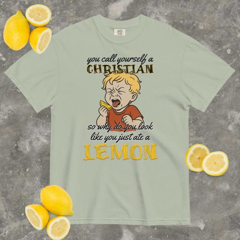 Lemon Christian - Comfort Colors – XL, Bay