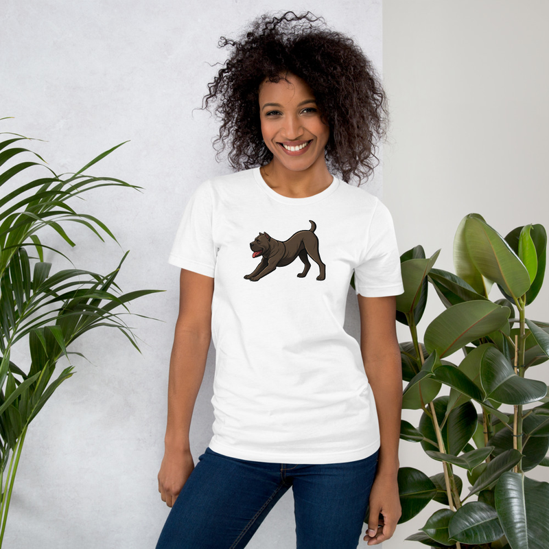Cane Corso Downward Dog Unisex T-Shirt