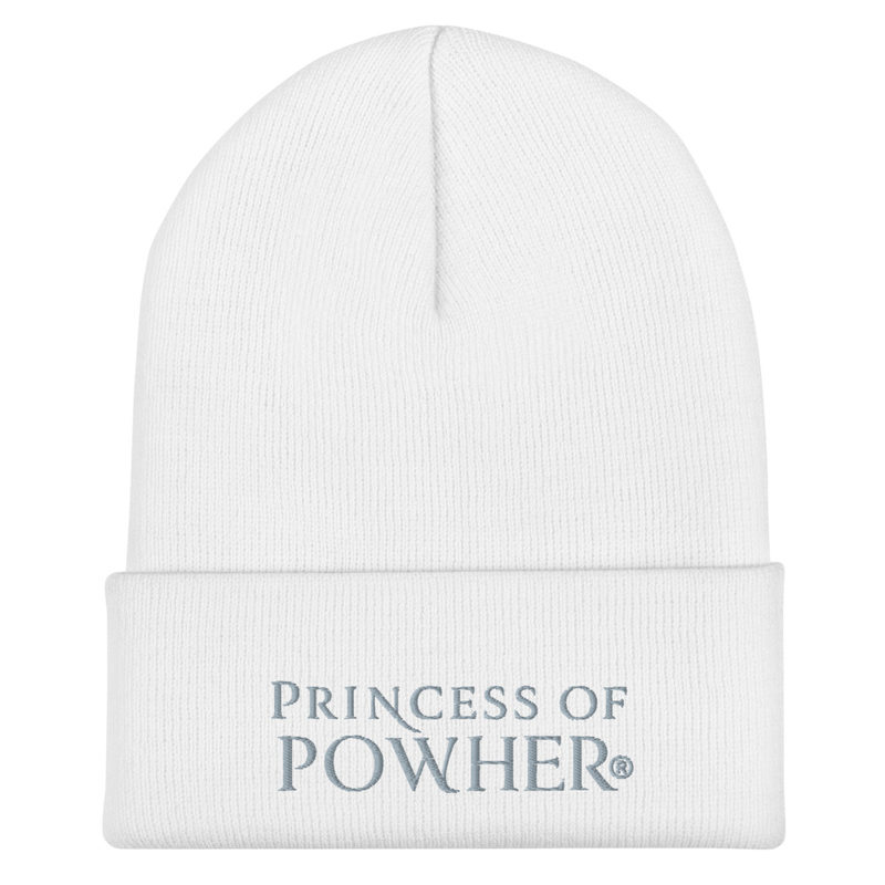 Cuffed Beanie – One size, White