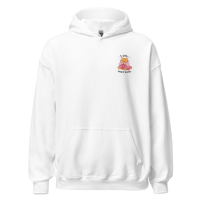 Ginger Cat Knitting Hoodie – Image 7