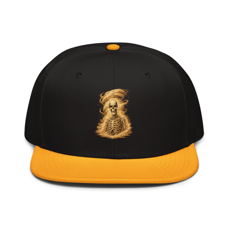 Sandstorm of Doom Gold / Black Unisex Pro Style Snapback Hat