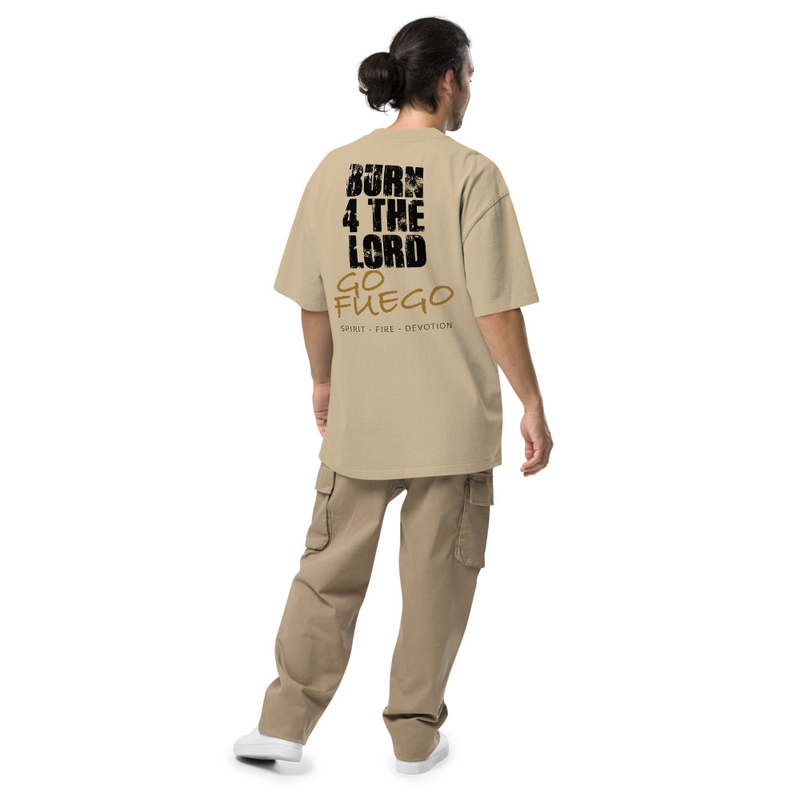 Go Fuego Oversized faded t-shirt