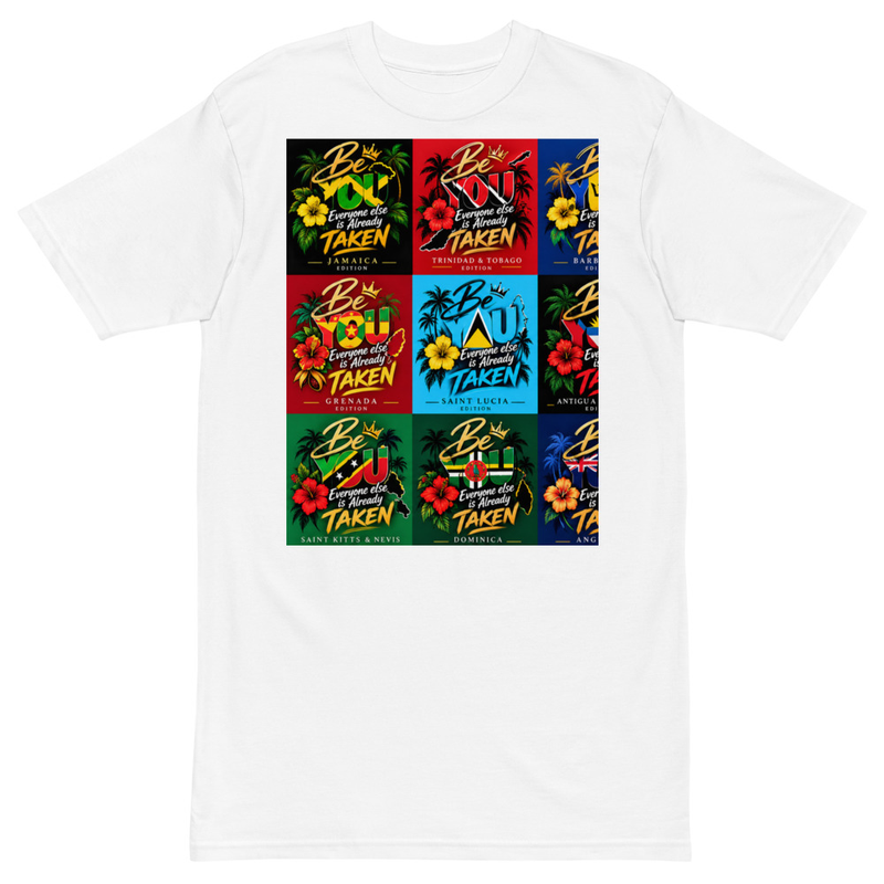 Men’s premium heavyweight tee – S, White
