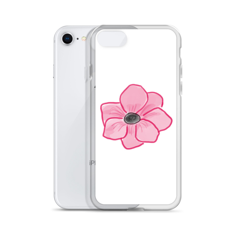 Cheery Pink Flower iPhone Case – Image 4