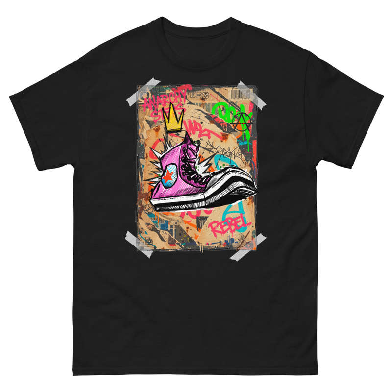 Unisex Classic T-Shirt PUNK REBEL SNEAKER – Streetwear Art