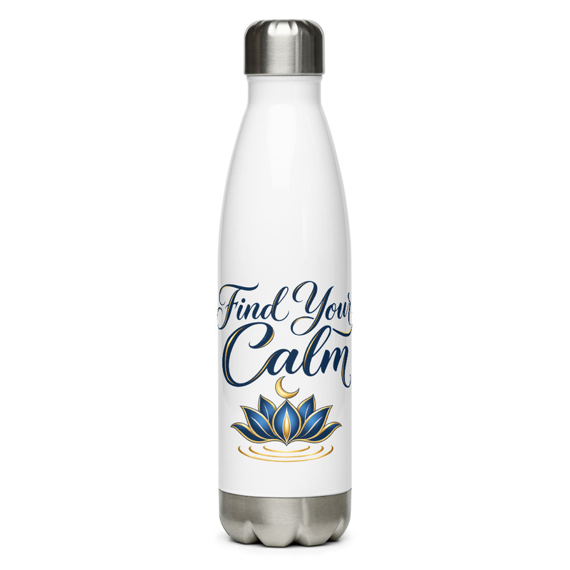 Find your Calm Stainless steel water bottle