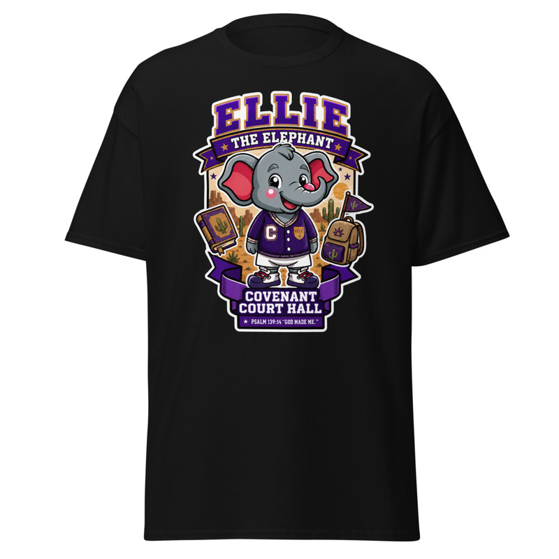 (Adult Size) Elite Starters Design 3 - ECLC Classroom Color Shirts – S, Black