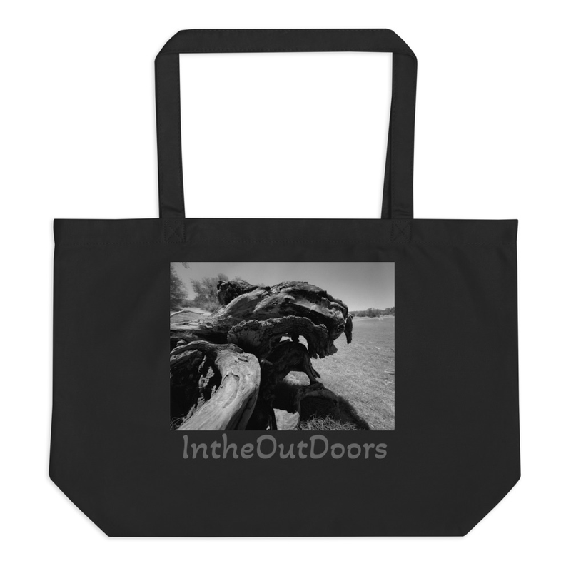 Large organic tote bag