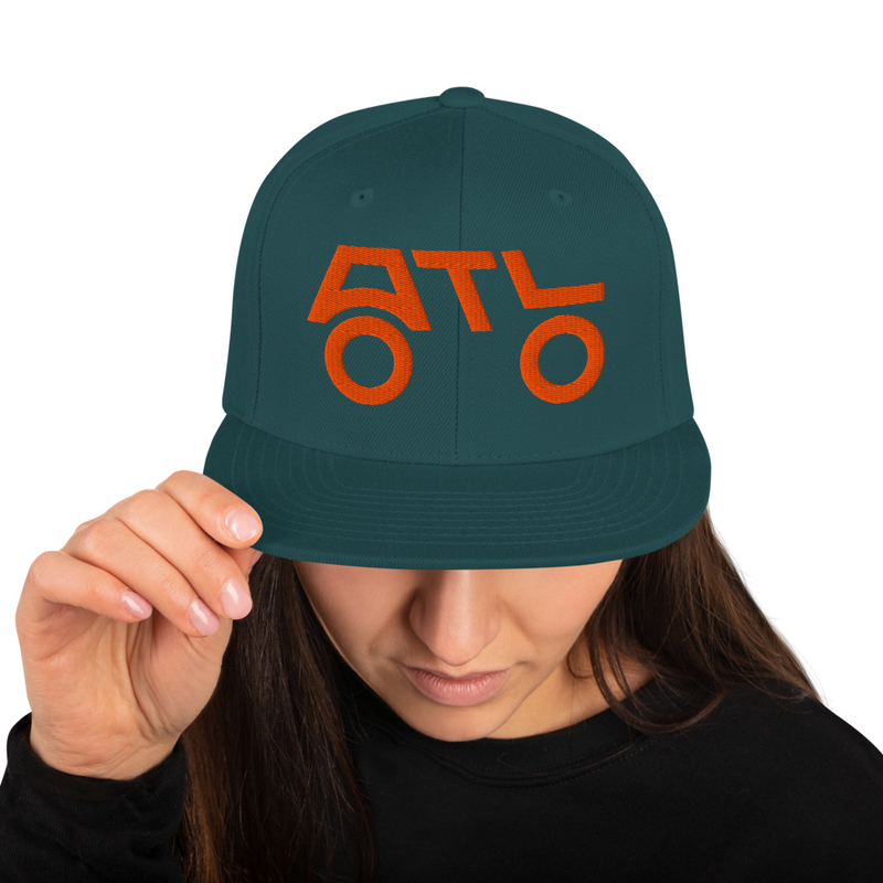 Snapback Hat - ORANGE LOGO – Image 8