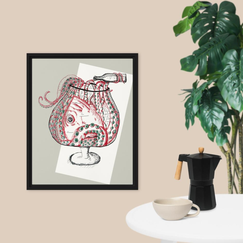 ANATOMICAL SKETCH - Octopus Wine -
