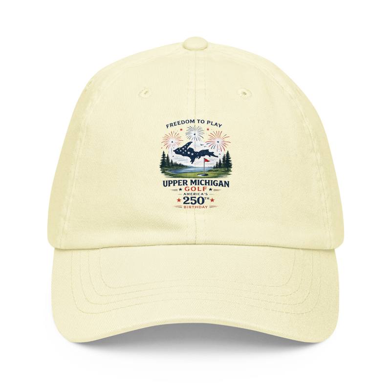UP Golf 250 #2 Pastel baseball hat – One size, Pastel Lemon