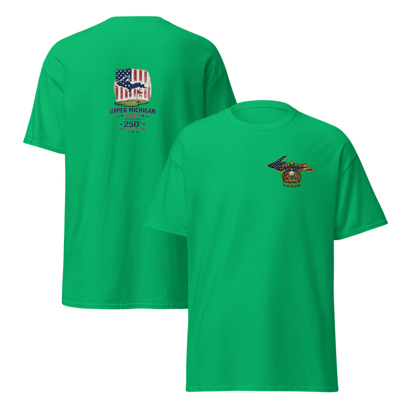 Alger County Veteran's Golf Outing Logo #4 Unisex classic tee – S, Irish Green