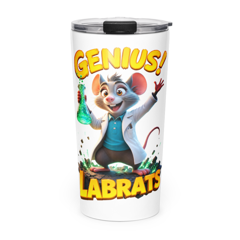 Dr Basil Whiskerworth Genius 20oz Tumbler