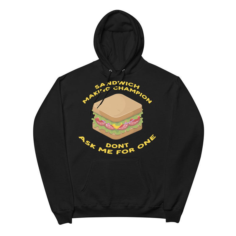 Sandwich Making Champion - Unisex Premium Hoodie - gabagool, sandwich, sammich, munchies, junk food, italian, salami, BLT,
