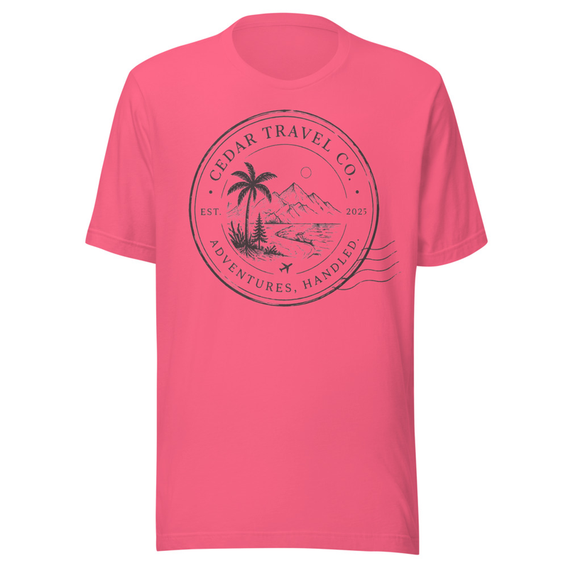 Adventures Handled Tee – 2XL, Charity Pink