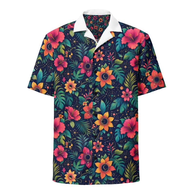 Orbit Garden - Unisex button shirt product mockup