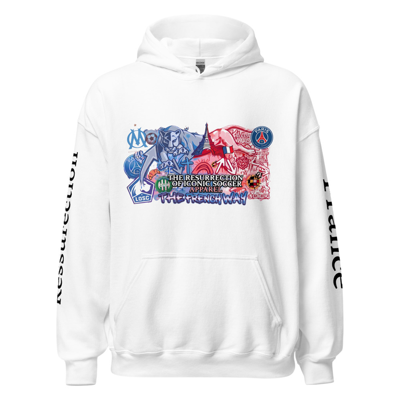 La renaissance du football "The French Way" Premium hoodie