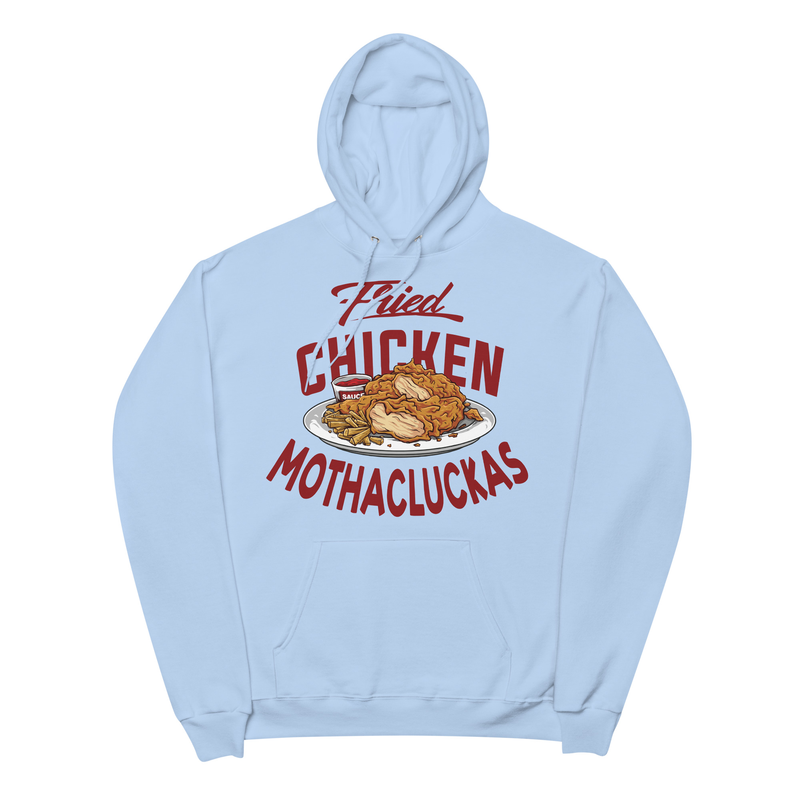 Fried Chicken Mothacluckas - Premium Unisex Hoodie - Grilled, foodie, food lover, bbq lovers, bbq, aprons, apron, fried chicken apron,