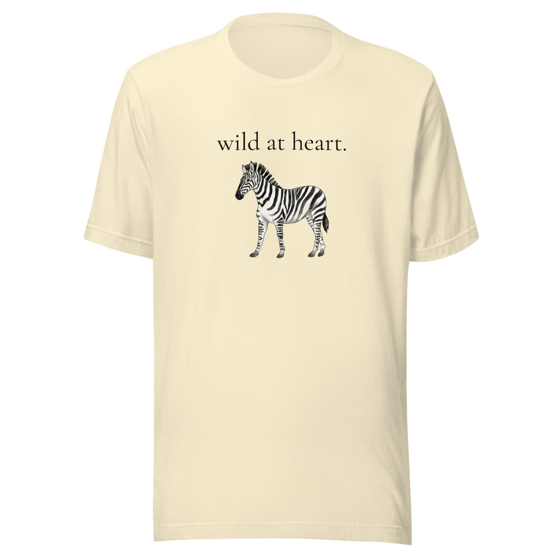 Wild At Heart Tee – XS, Natural