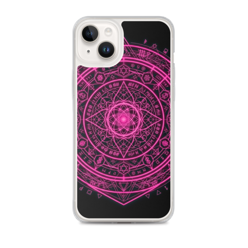 Uncle Benny ® Quantum Encryption IBM Quantum Computer iPhone Case Neon Pink EST. 2020