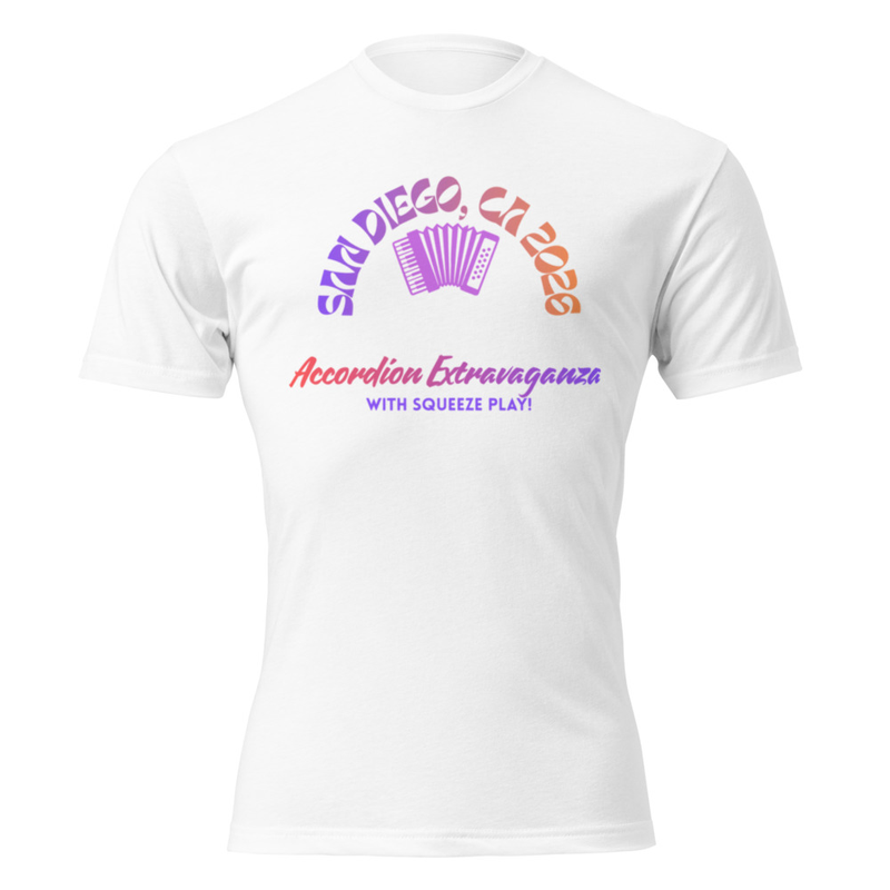 San Diego Accordion Extravaganza T-Shirt