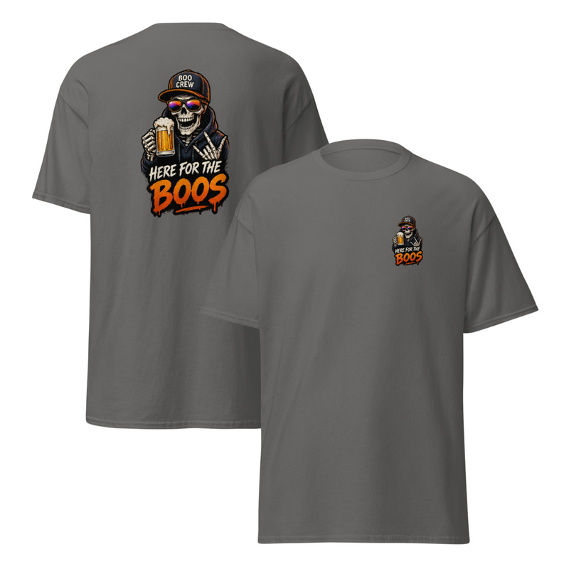 BMT Apparel Here for the Boos Unisex classic tee – S, Charcoal