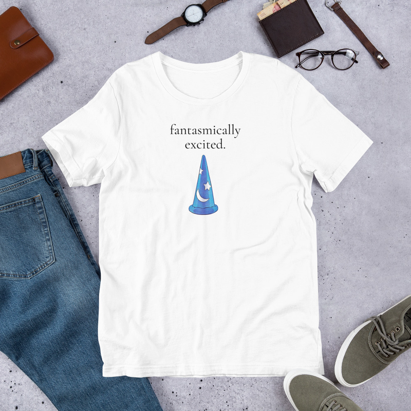Fantasmically Excited Tee – 3XL, White